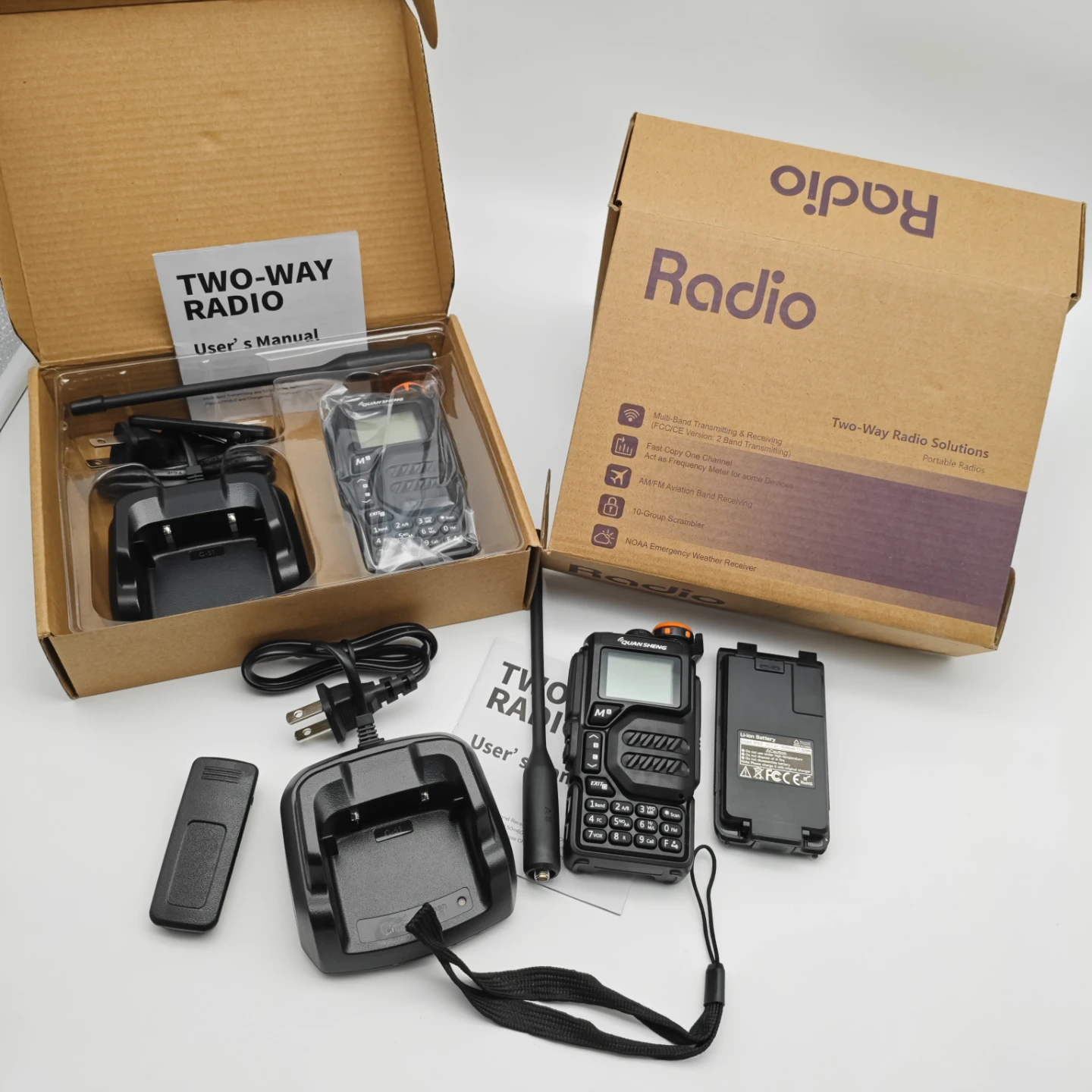 Quan Sheng Two-Way Radios (2-Pack)