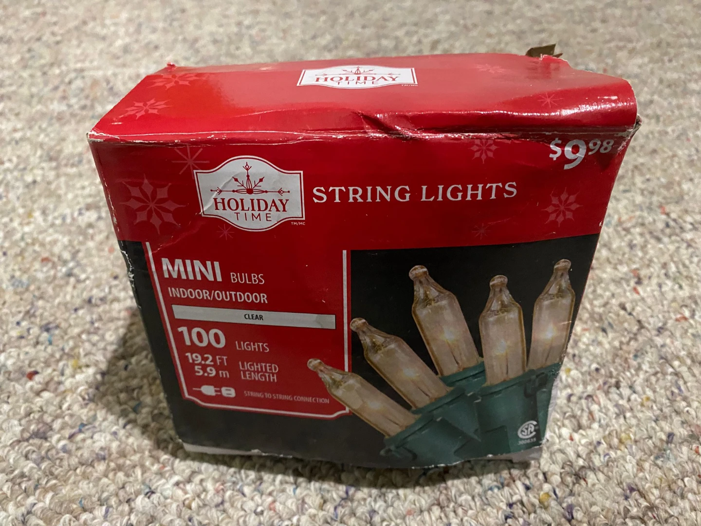 Holiday Time Mini String Lights - 100 Count