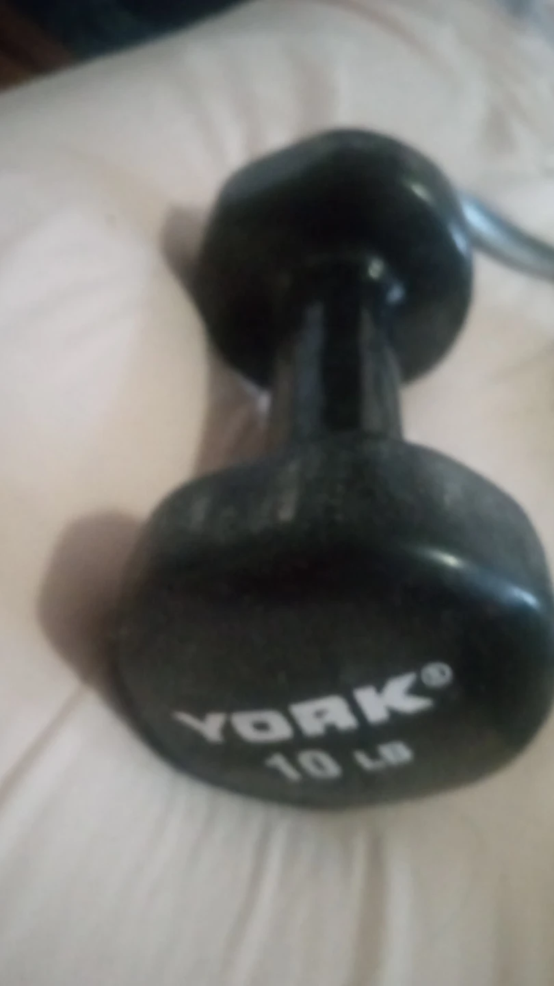 York 10 lb Dumbbell - photo 2
