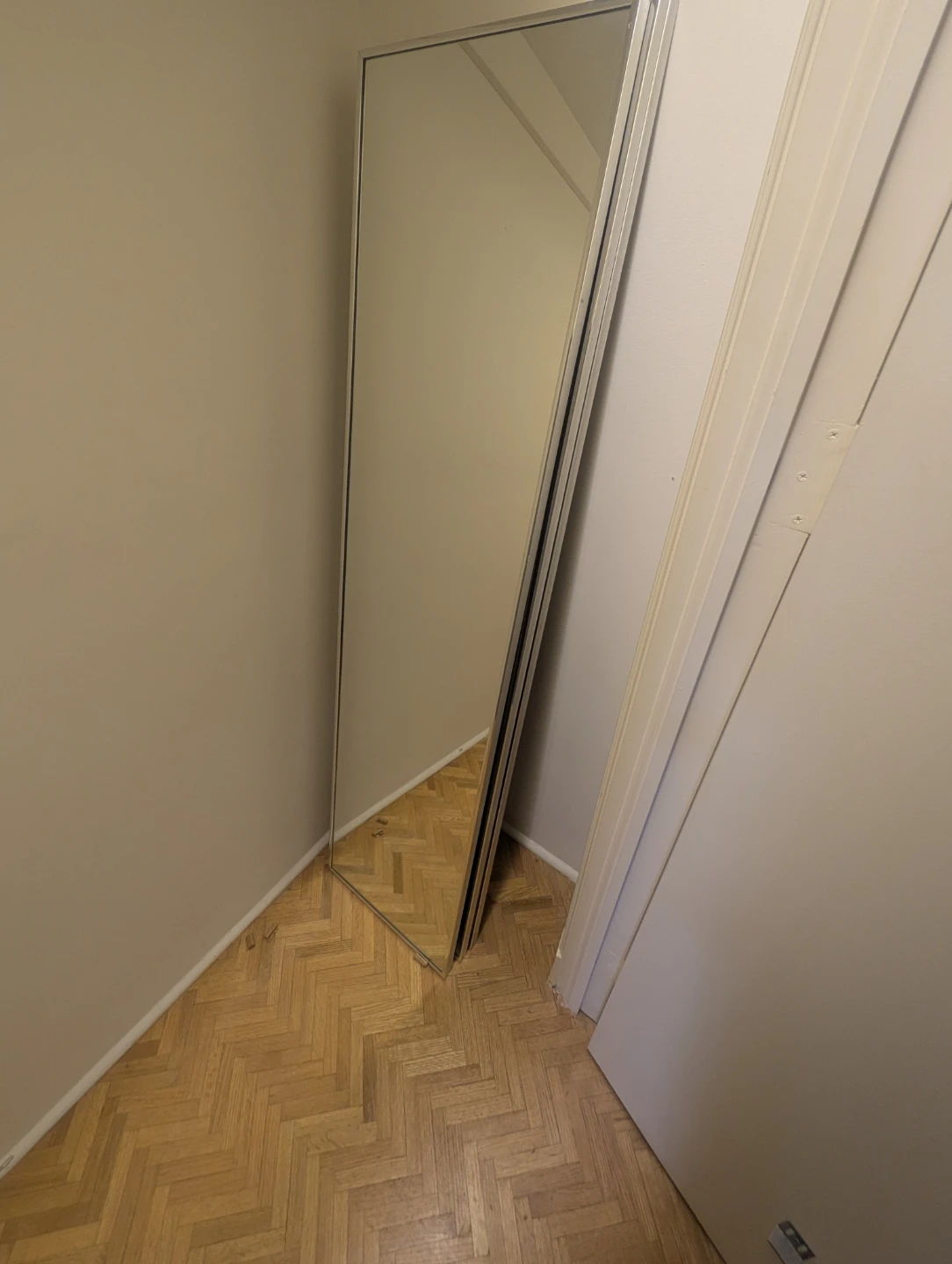 Tall Framed Mirror