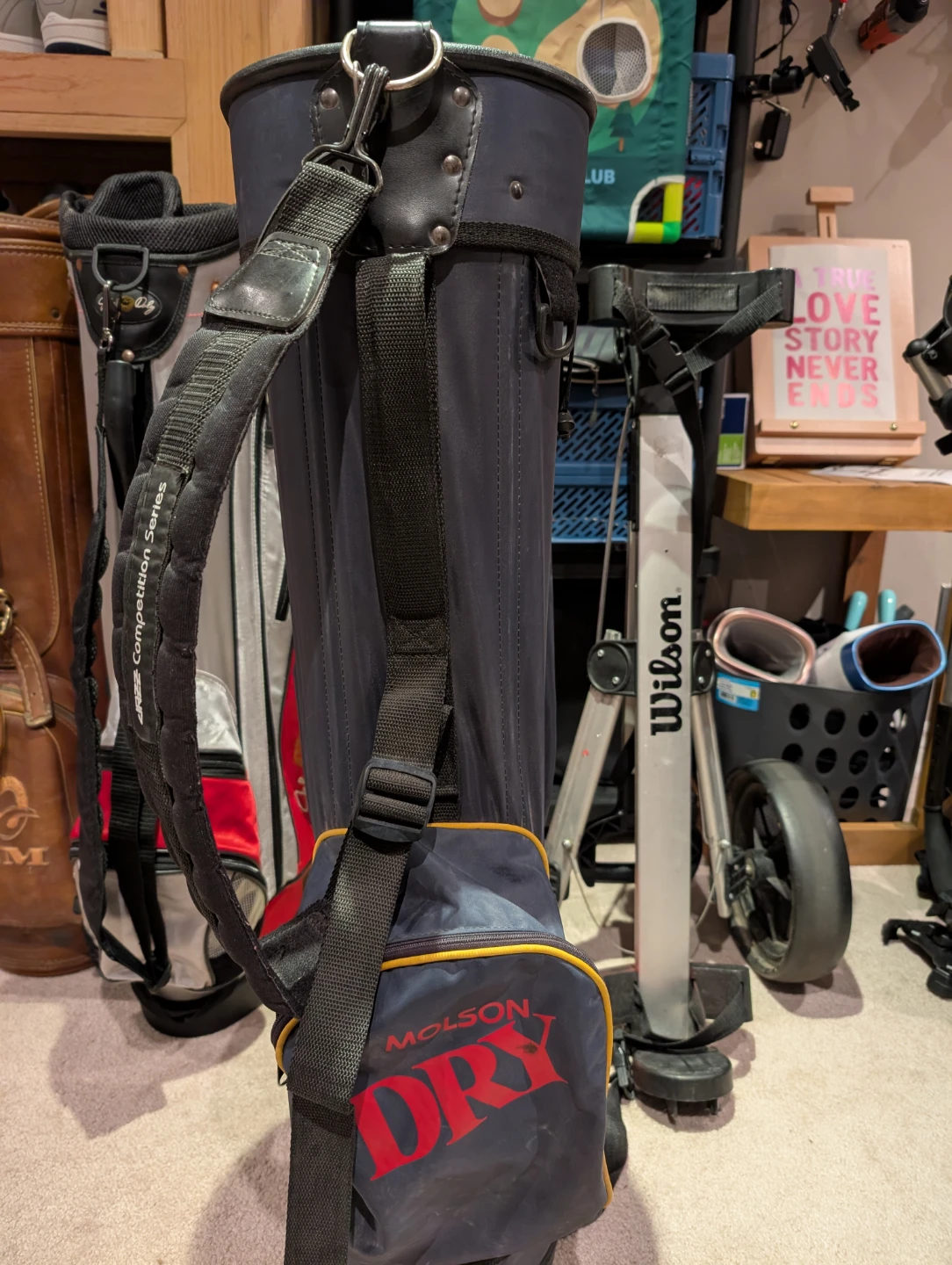 Molson Dry Golf Bag