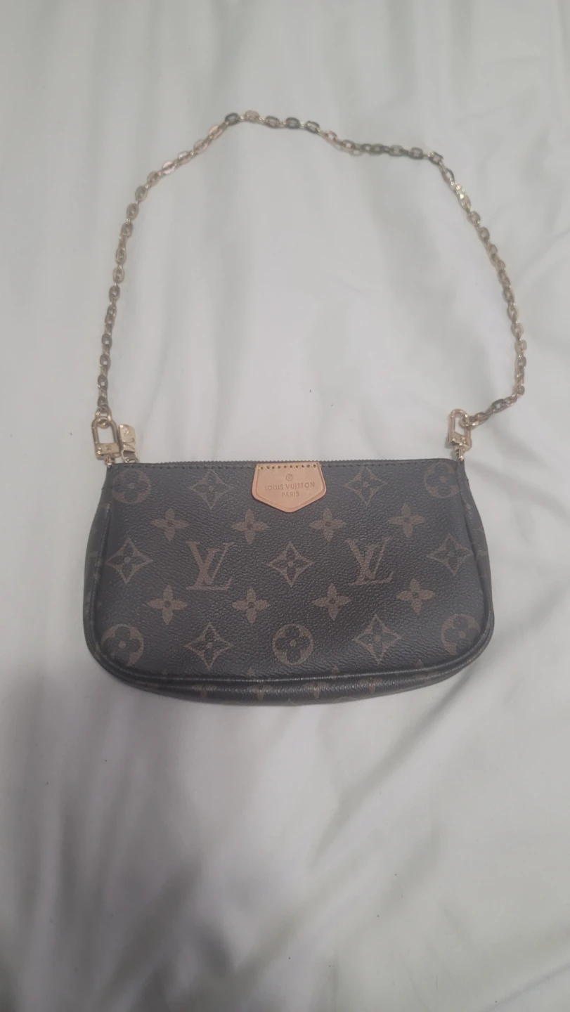 Louis Vuitton Pochette Accessoires Monogram Canvas Clutch Bag