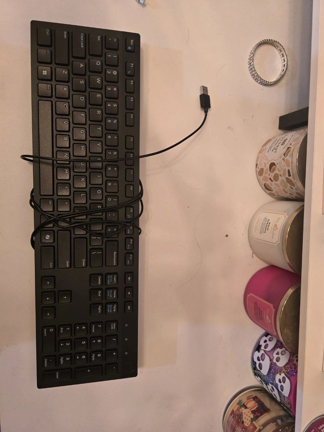 Black USB Wired Keyboard