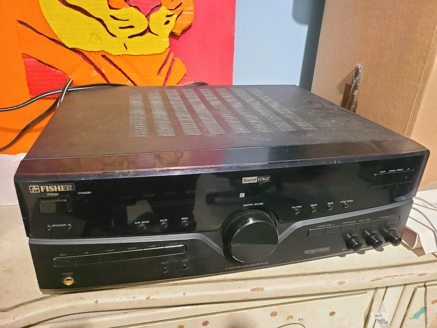 Fisher AV Surround Stereo Receiver RS-920