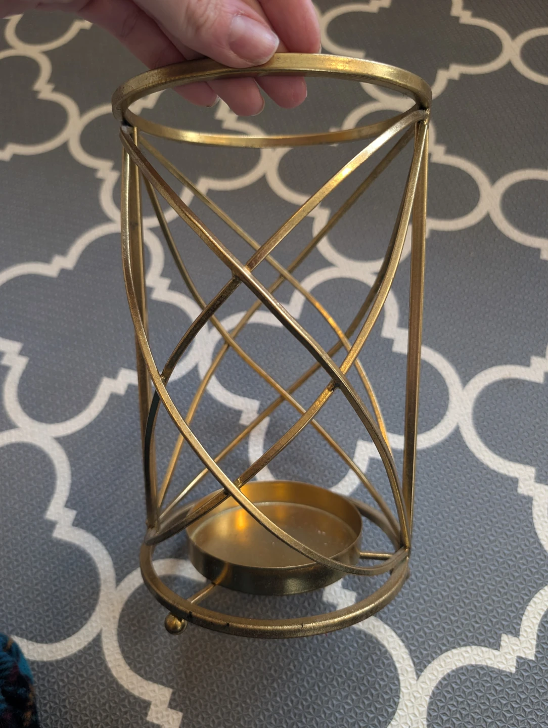 Heavy Gold candle holder - photo 3