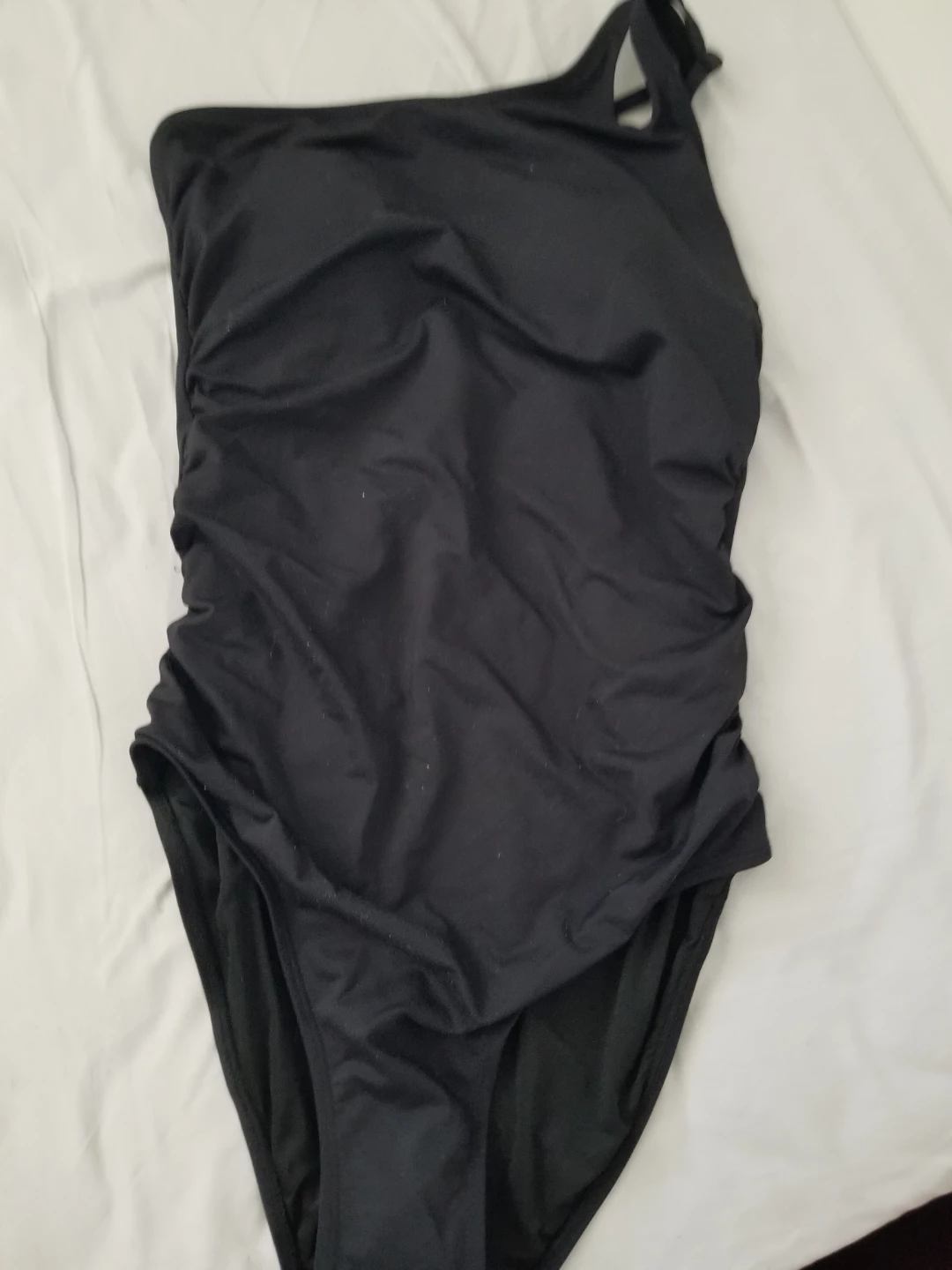 HOLIPICK Black One-Piece Swimsuit - Size XL