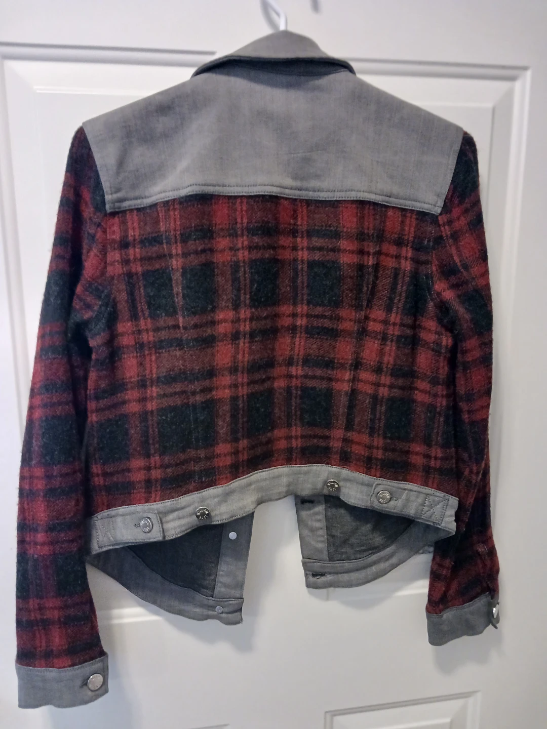 Timberlake designed Sussex Gray Sky Plaid Cropped Jacket - photo 2