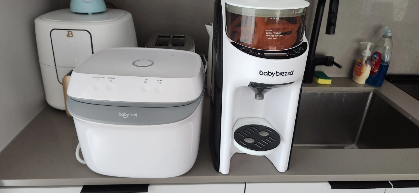Babybreeza formula pro, and babyfeel uv light sterilizer