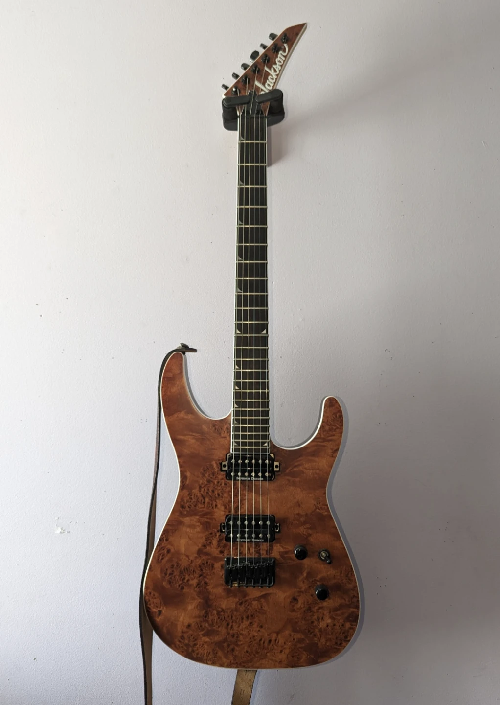 Jackson Pro SL2P MAH Carmel Burl Electric Guitar