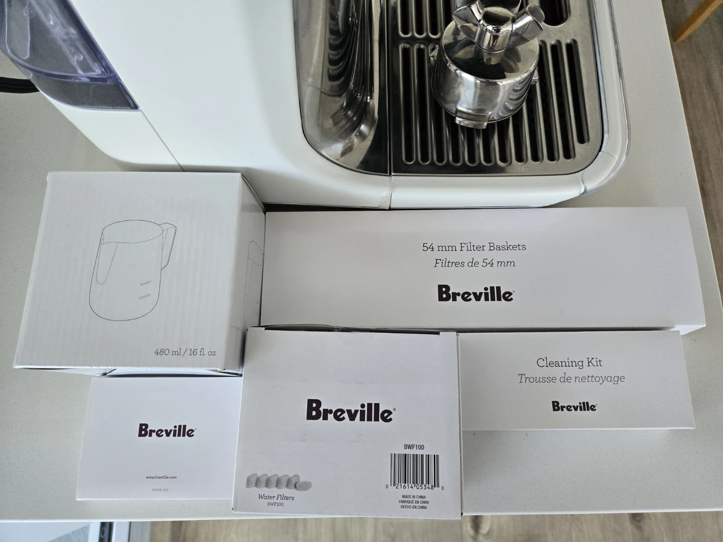 Breville Espresso Machine with Baratza Grinder and Accessories - photo 5