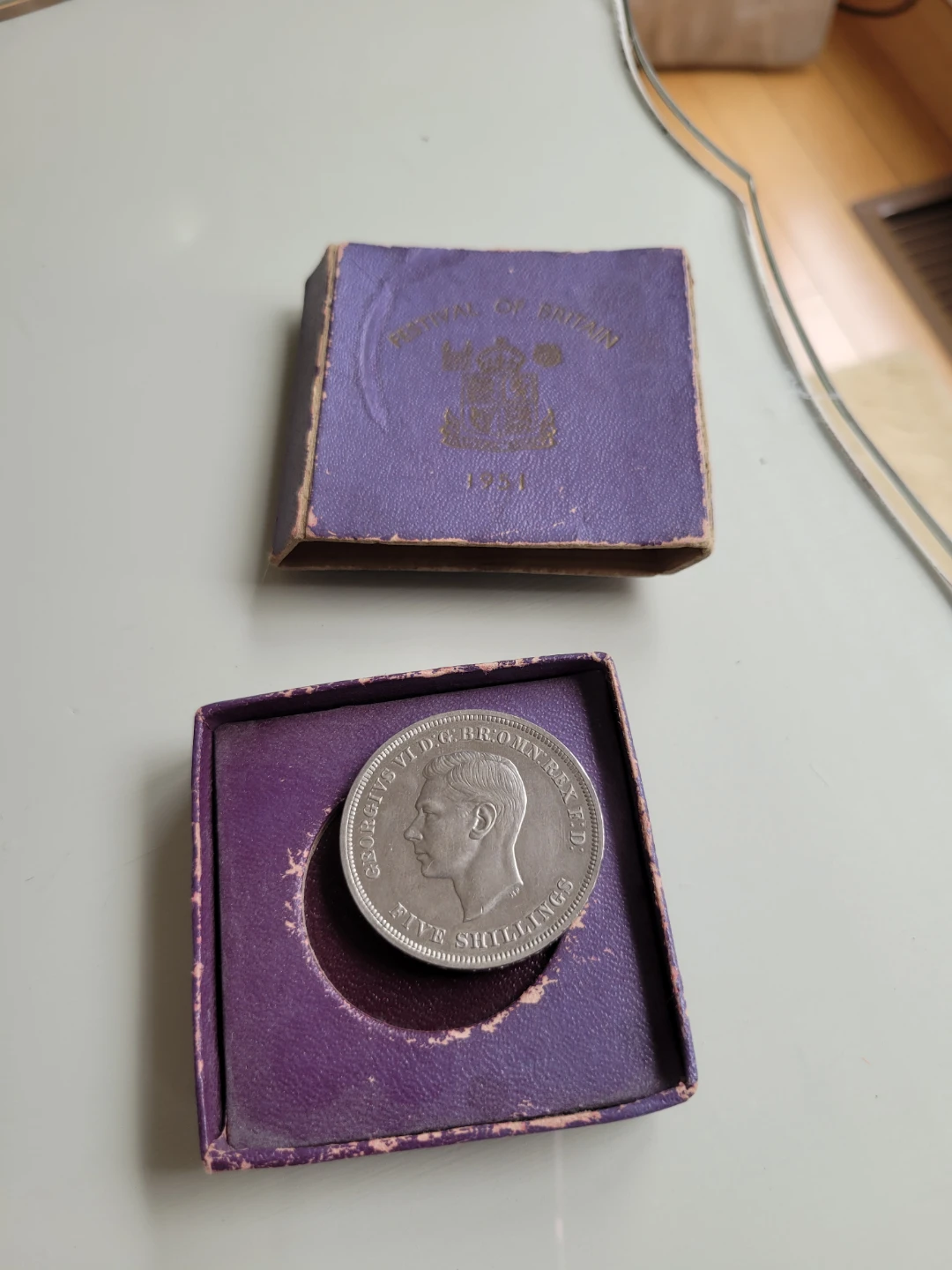 Festival of Britain 1951 Five Shillings Coin - photo 2