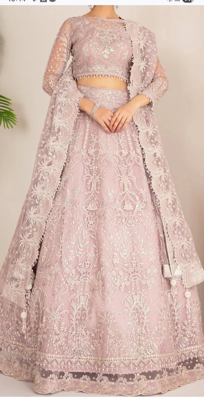 Women's Embroidered Lehenga Choli Set
