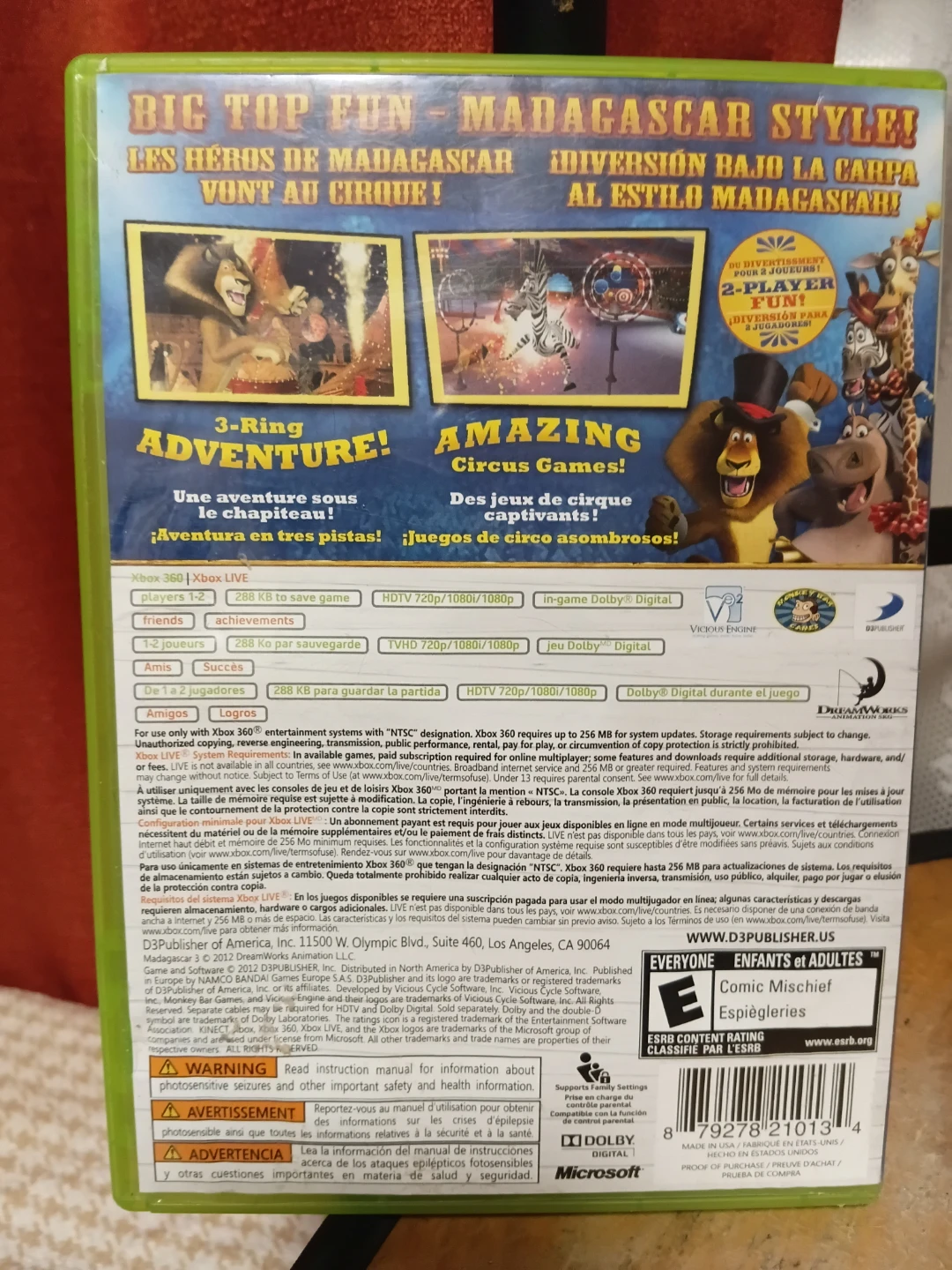 Madagascar 3: The Video Game for Xbox 360 - photo 2