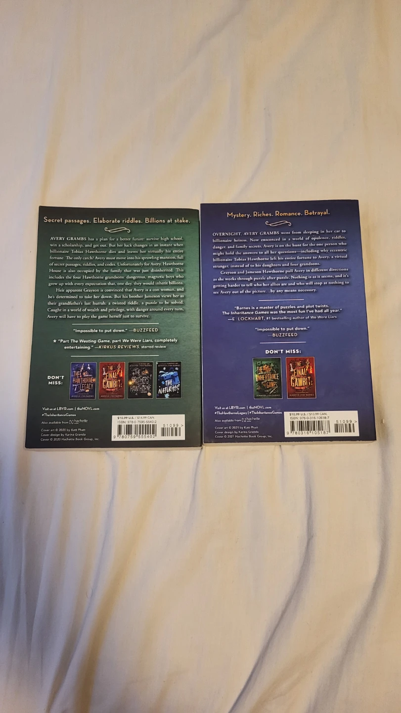 The Inheritance Games books - photo 2