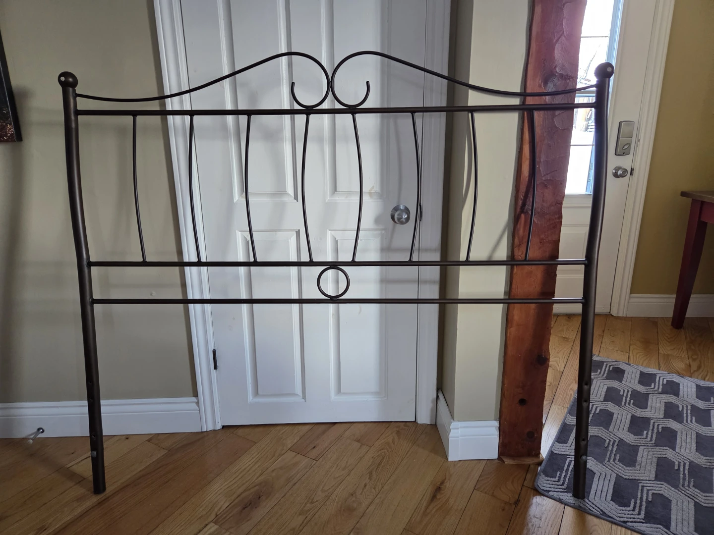 Metal Headboard Queen - Bronze - photo 2