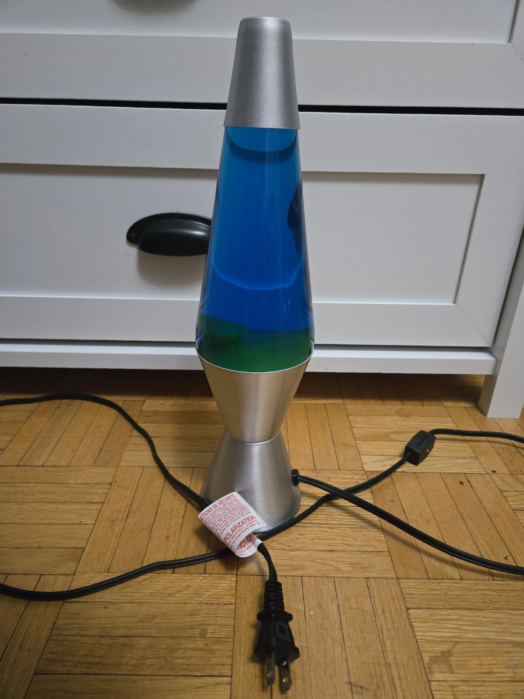 Blue and Green Lava Lamp