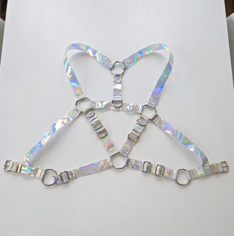 Holographic Harness Bra - photo 2