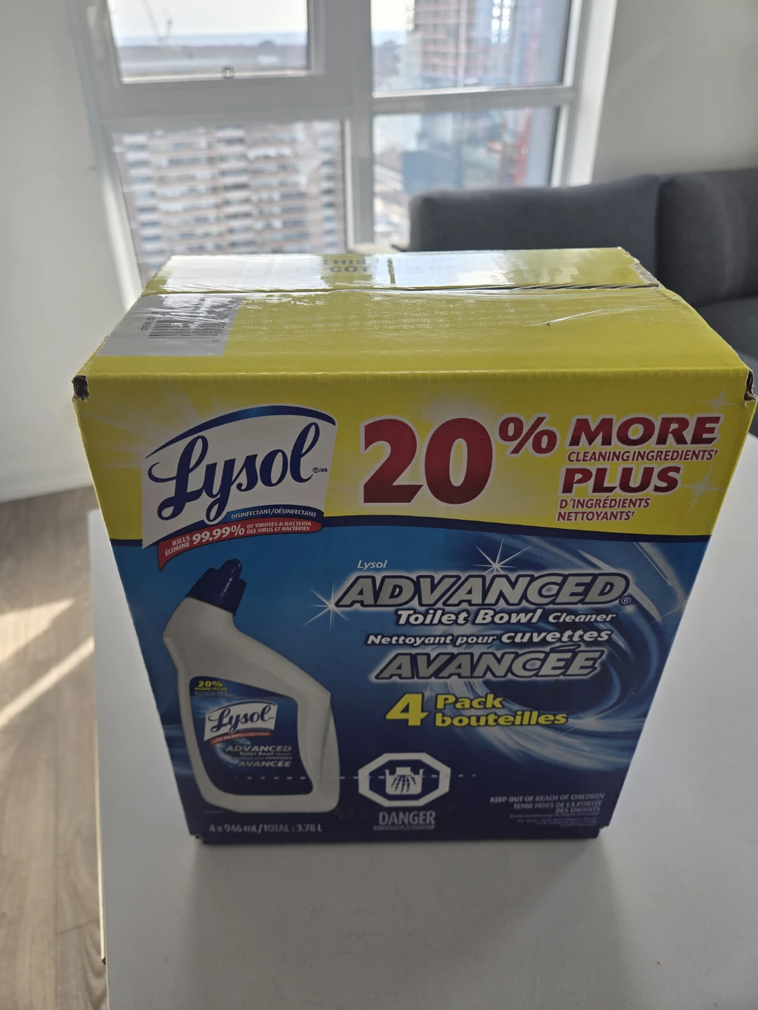 Lysol Advanced Toilet Bowl Cleaner 4 Pack
