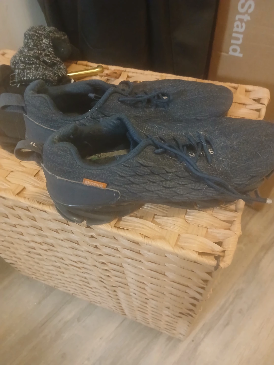SKECHERS Dark Gray Athletic Shoes
