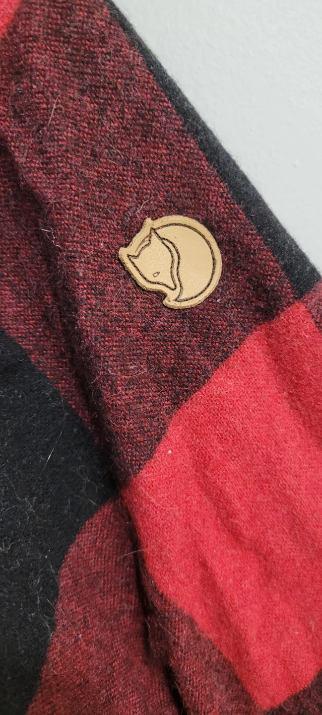Fjällräven Red & Black Plaid Flannel Shirt - Women's Small - photo 3
