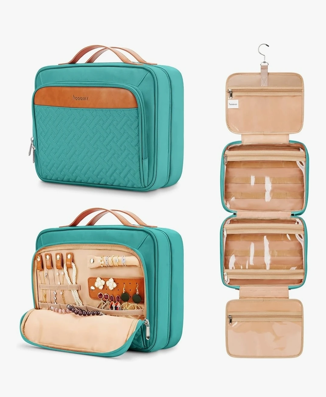Jewelry and Toiletry Travel Organizer Bag