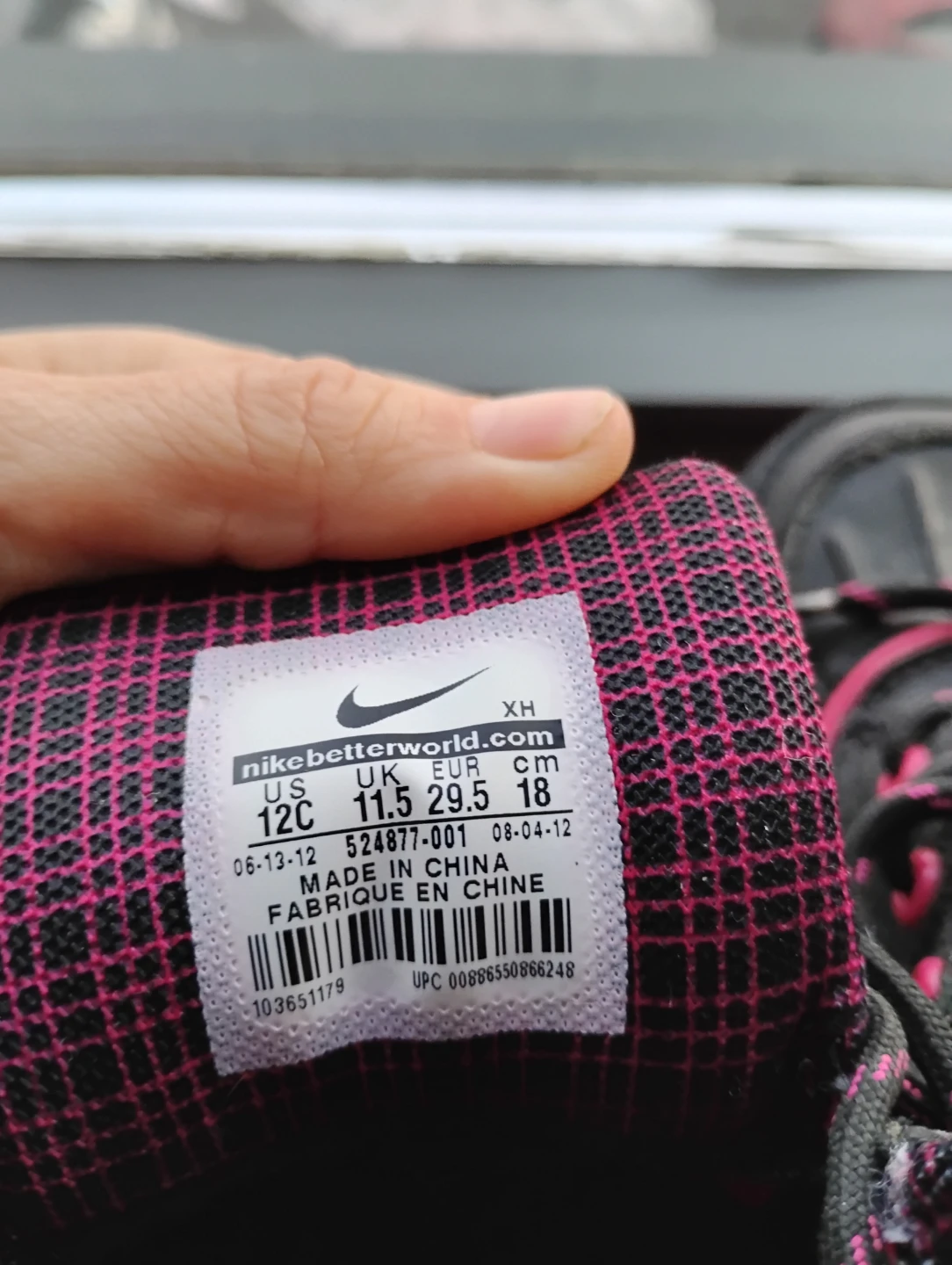 Nike Kids Snow Boots Size 12C Black Pink - photo 2