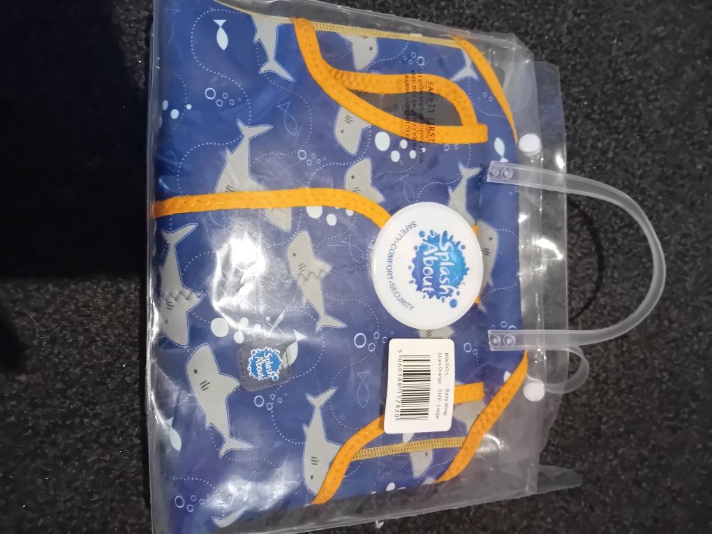 Splash About Swim Vest - Shark Design - Size Large - photo 2