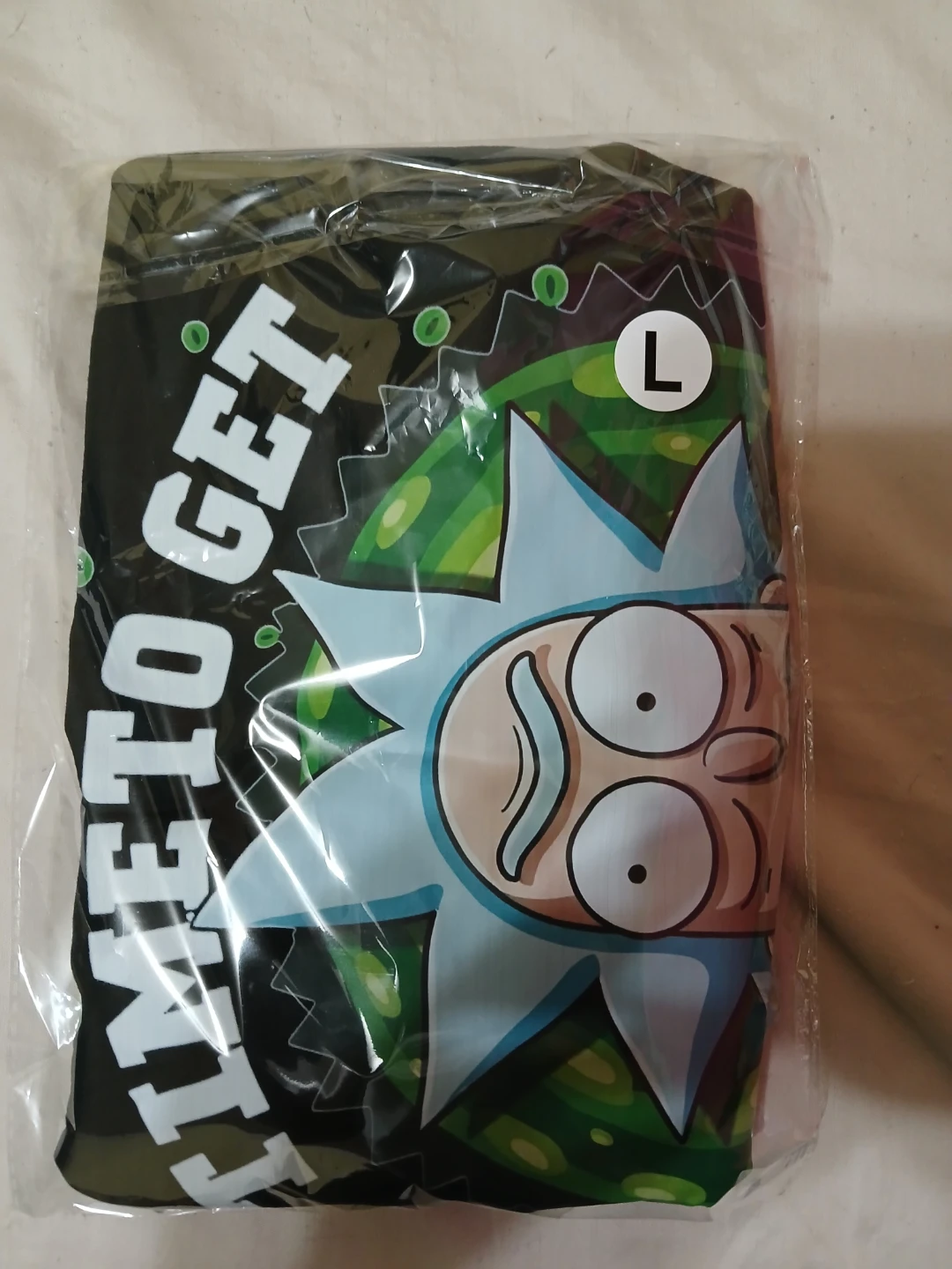 Rick and Morty "Time to Get Riggedy Wrecked Son T-Shirt -Size L - photo 2