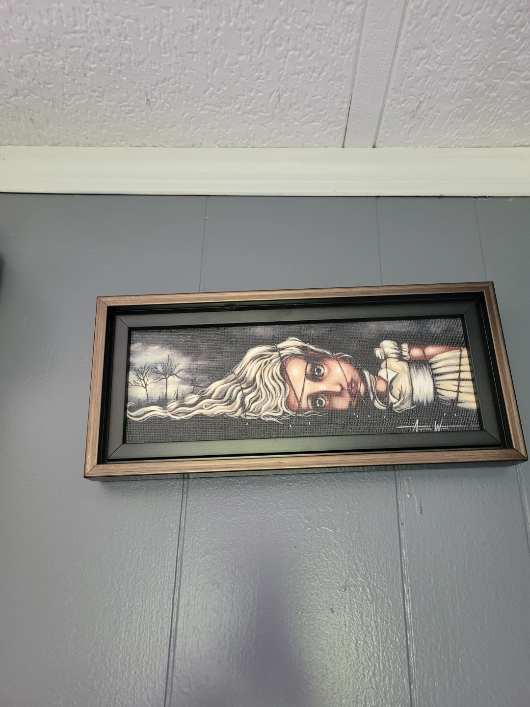 Collection of 5 Framed Art Prints - Whimsical & Gothic Style - photo 2