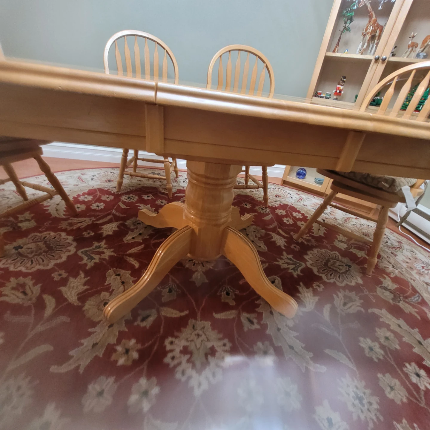 Light Wood Dining Table with 4 Chairs - photo 3