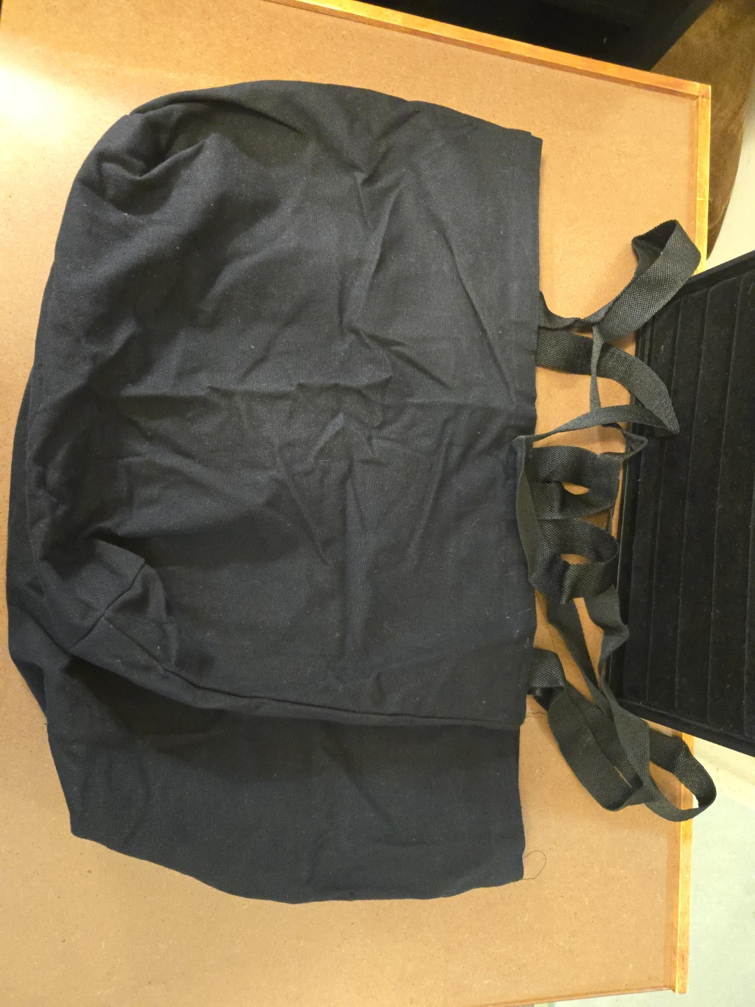 Black Canvas Tote Bag  2 bags