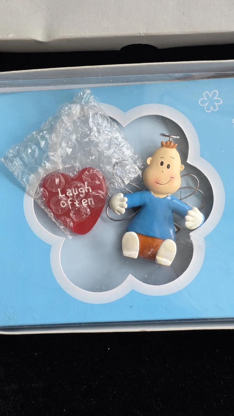 Cherished Teddies "Laugh Often" Heart Ornament - photo 2