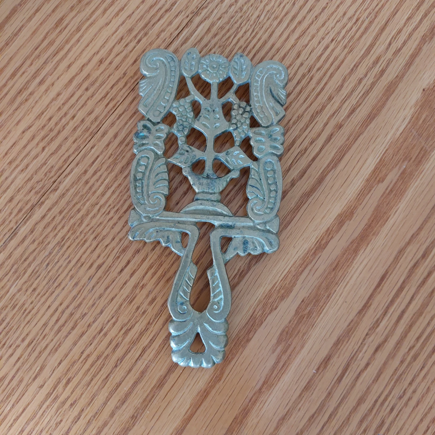 Decorative Metal Trivet - Made in Japan