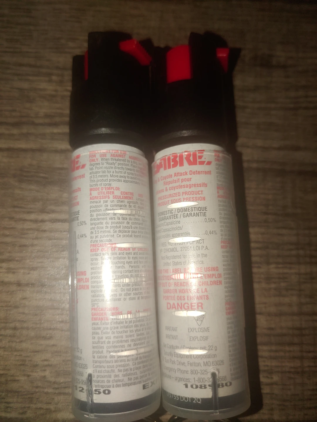 SABRE Pepper Spray Keychain Set - photo 2