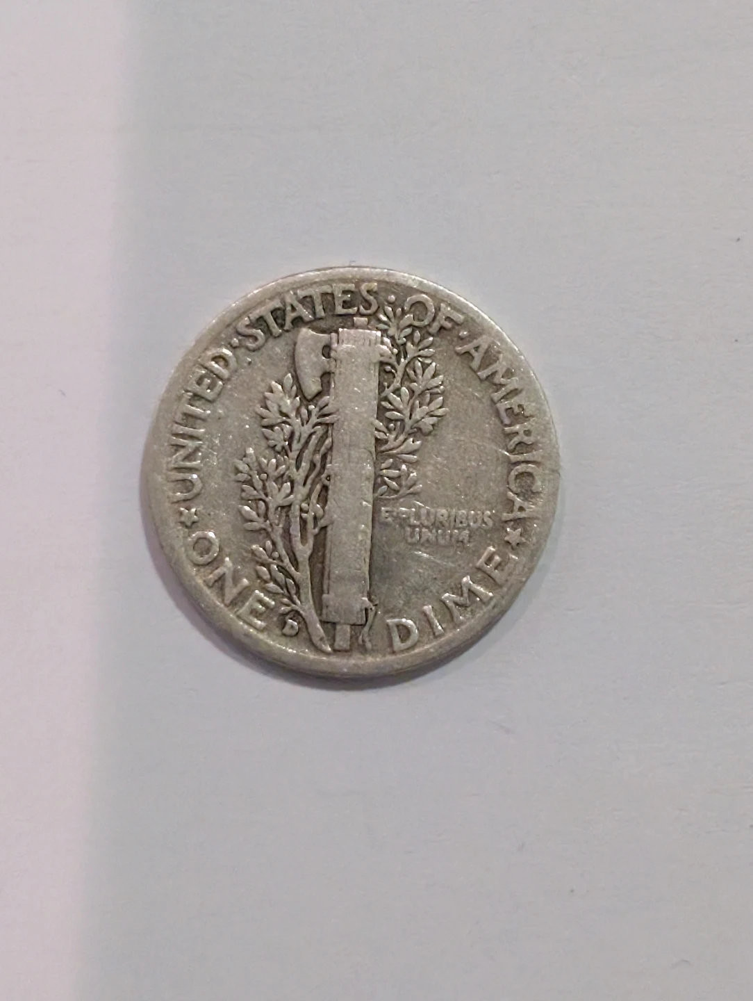 1942 - D Mercury Silver Dime - photo 2