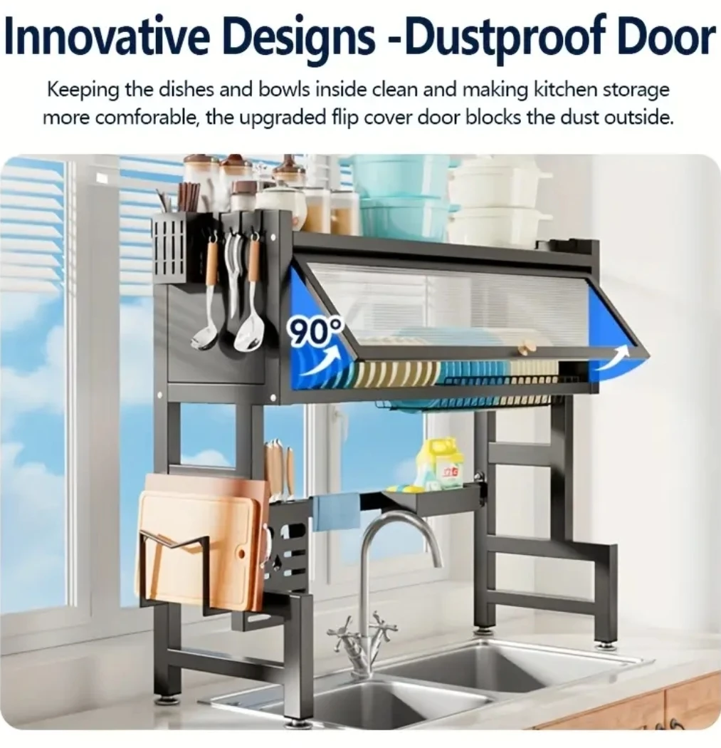 Brand new in box - Large Capacity Dish Drying Rack - photo 4