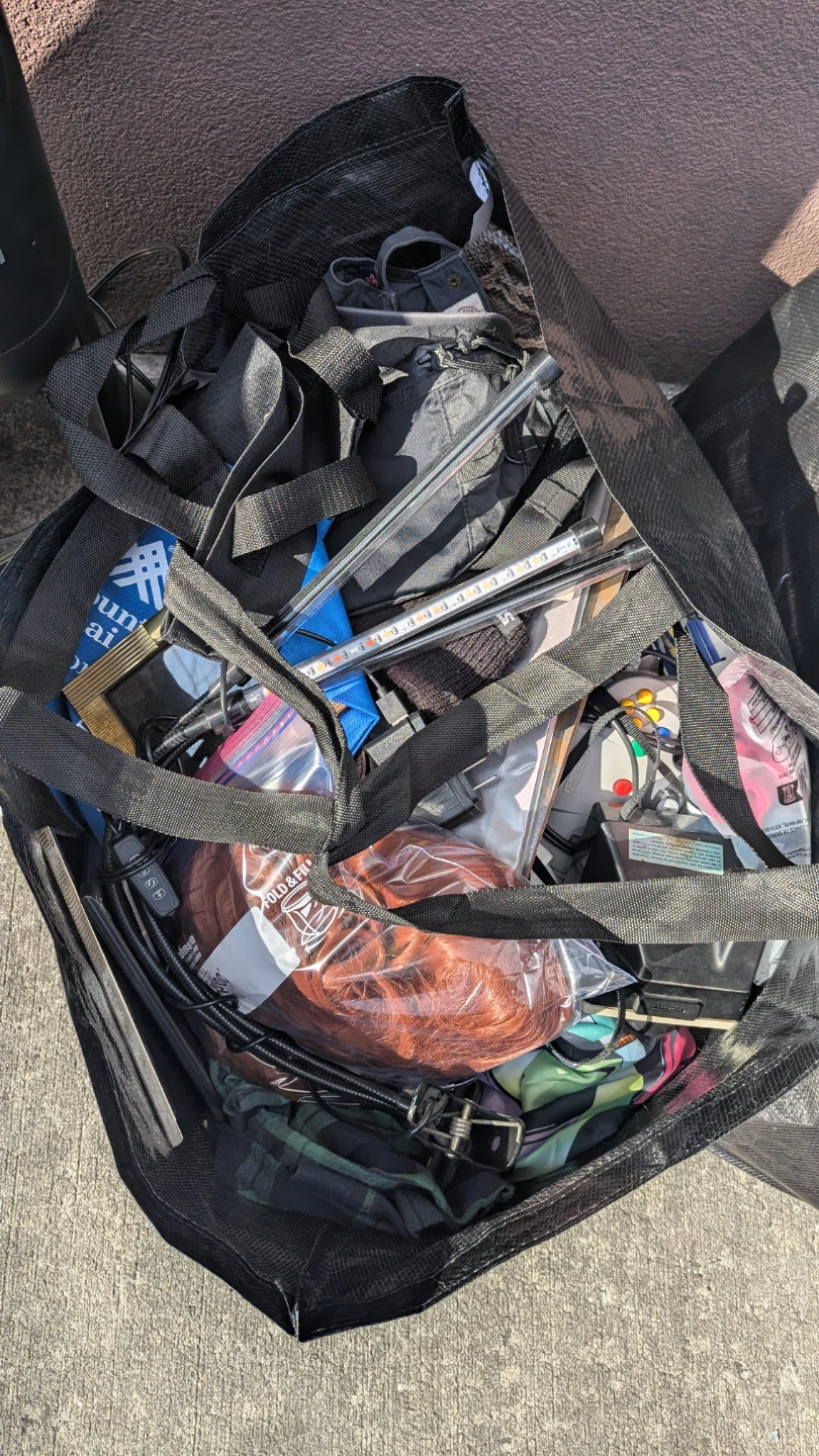 Assorted Items Bundle: Fan, Umbrella, Cushions, Misc Items - photo 3