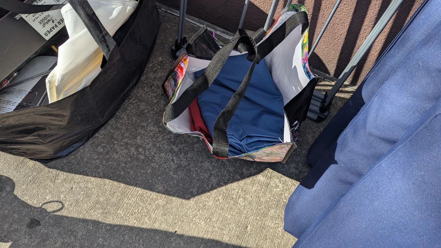 Assorted Items Bundle: Fan, Umbrella, Cushions, Misc Items - photo 5