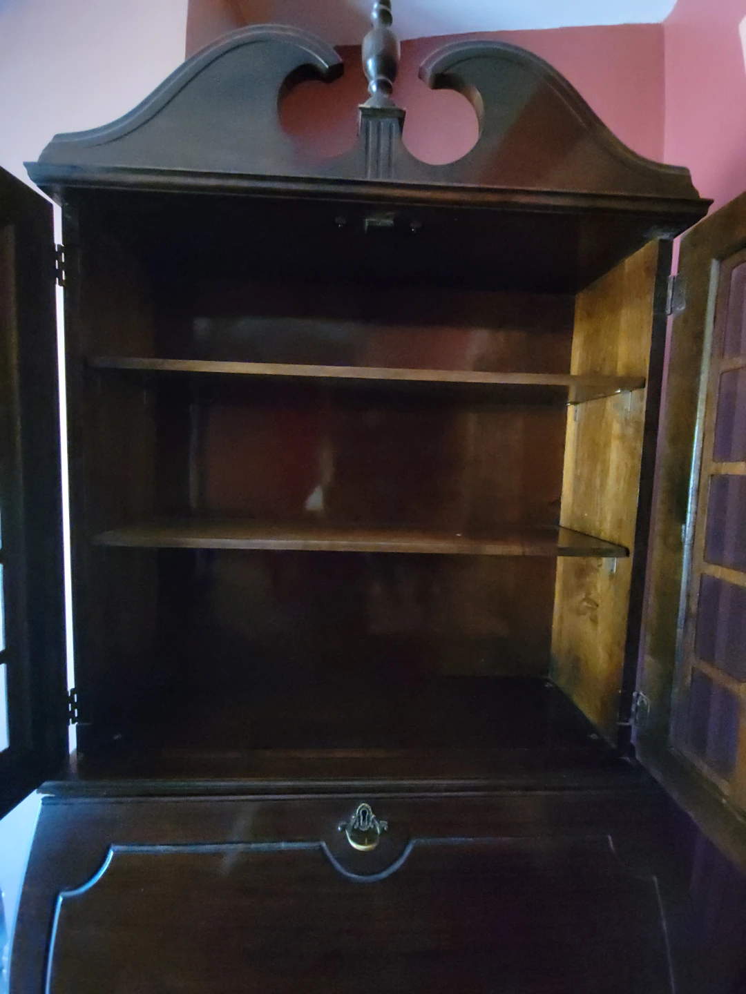 Vintage Secretary Desk with Hutch - photo 5
