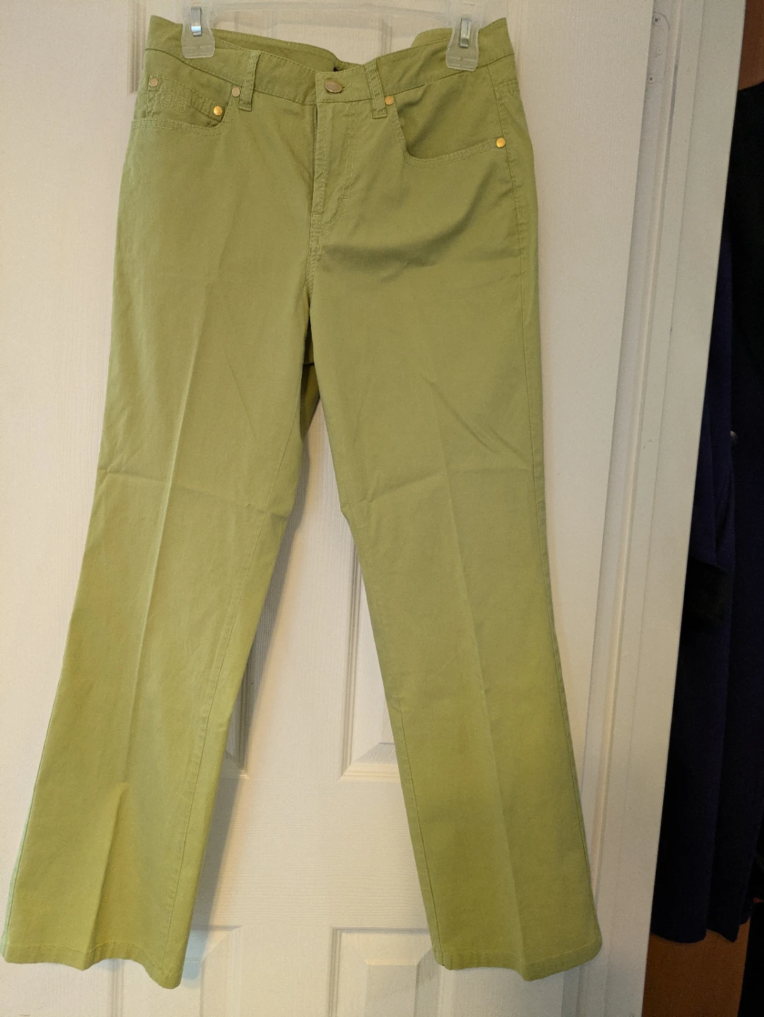 BOSS Hugo Boss Women's Light Green Casual Pants Size 29