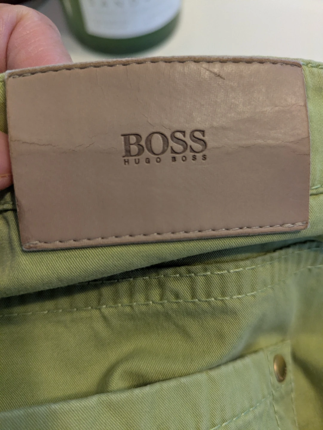 BOSS Hugo Boss Women's Light Green Casual Pants Size 29 - photo 2