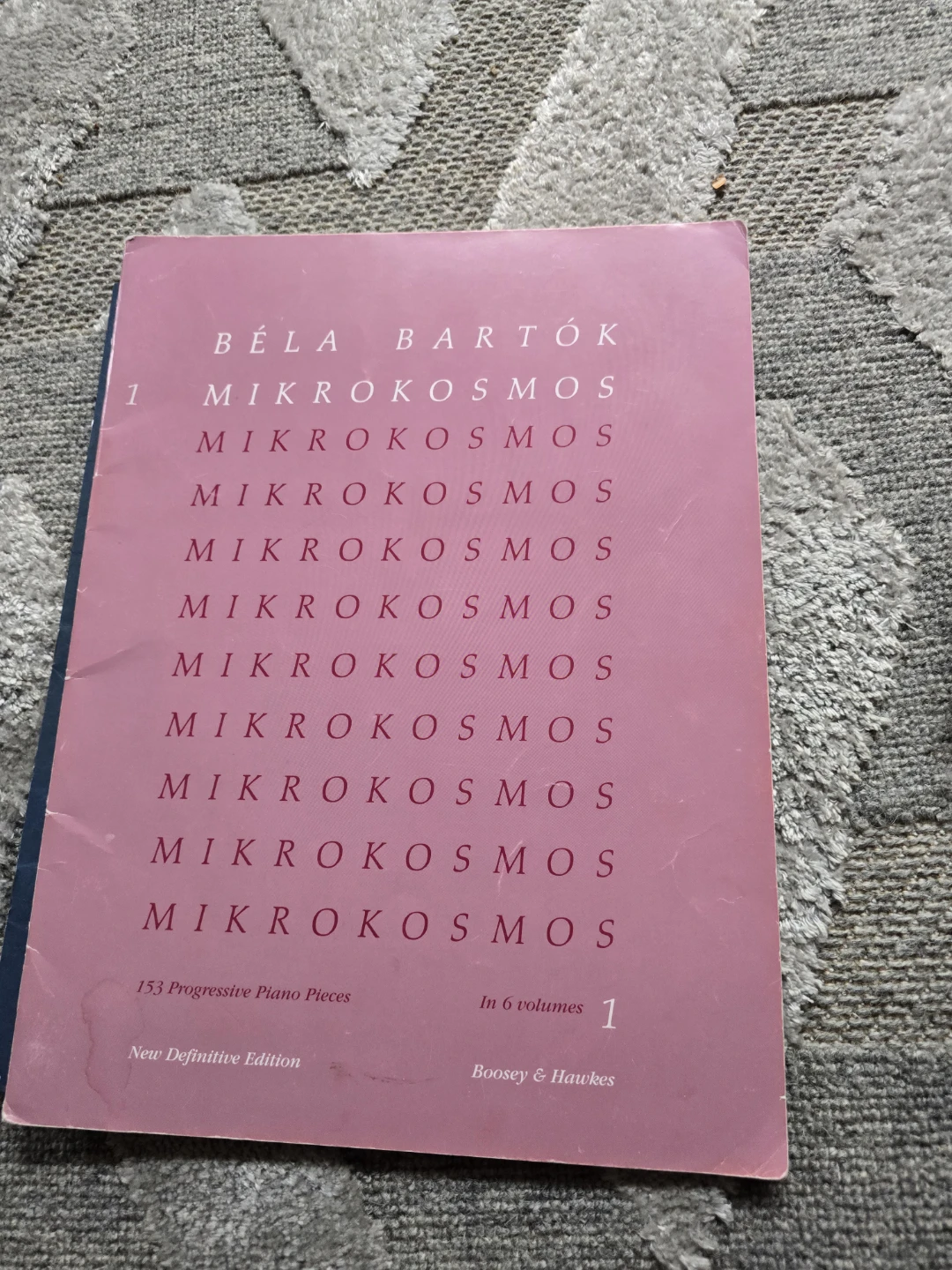 Bela Bartok Mikrokosmos Volume 1 Piano Music Book - photo 2