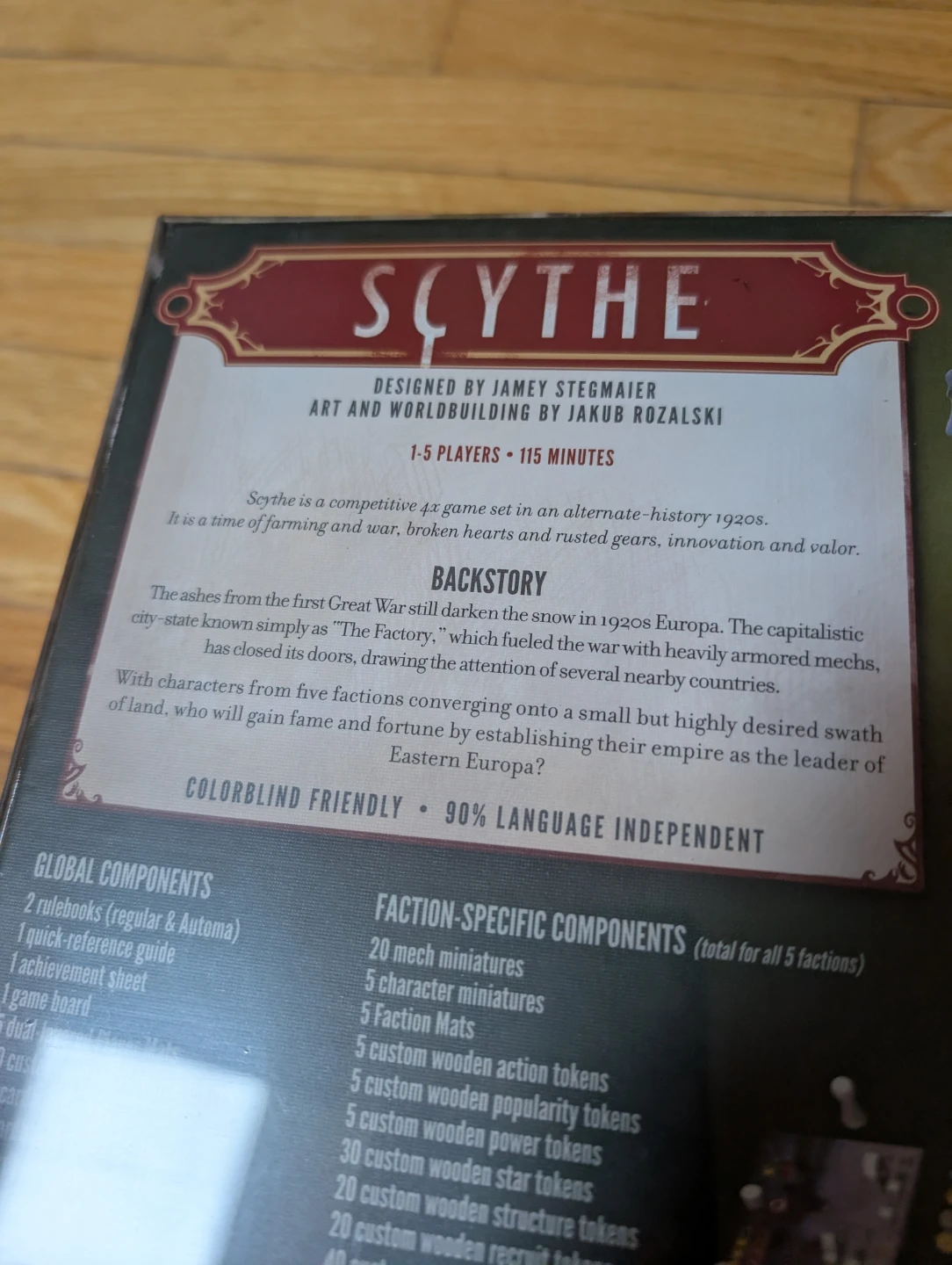 Scythe 1st Edition (sealed) boardgame - photo 5