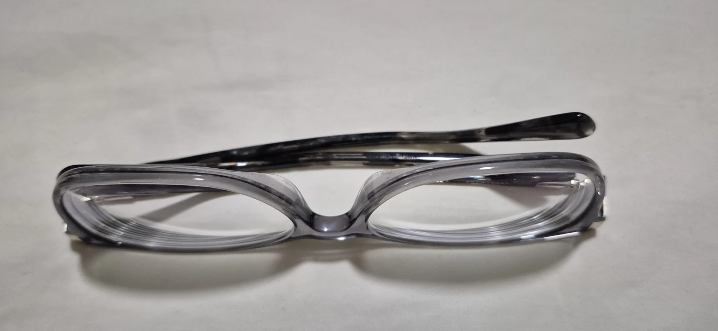 Longchamp Eyeglasses Frames Grey Marble Pattern Cat Eye - photo 4