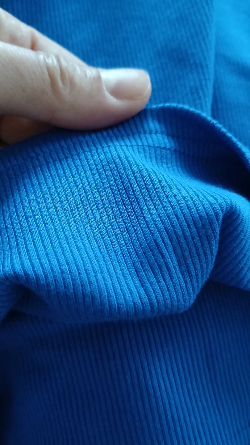 Blue Dress - 95% Rayon, 5% Spandex - photo 5