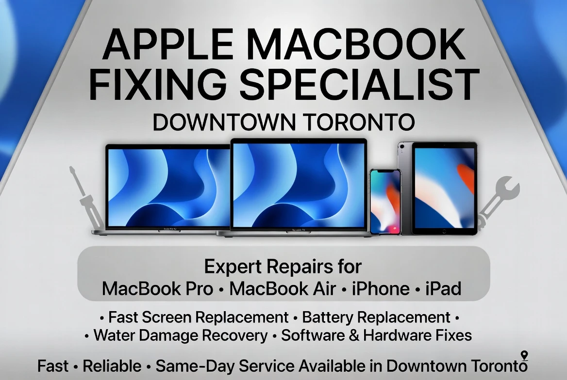 MacBook Fixing Specialist (DOWNTOWN TORONTO)
