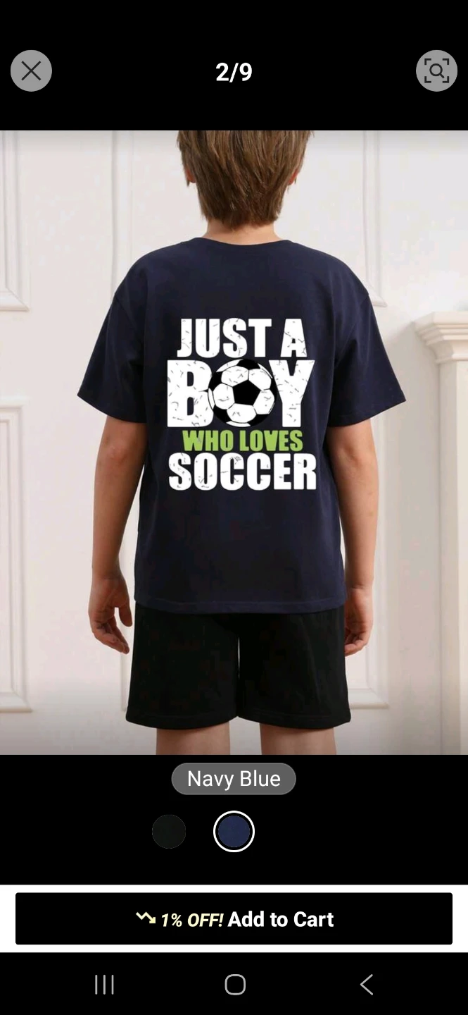 Boys' Soccer T-Shirt