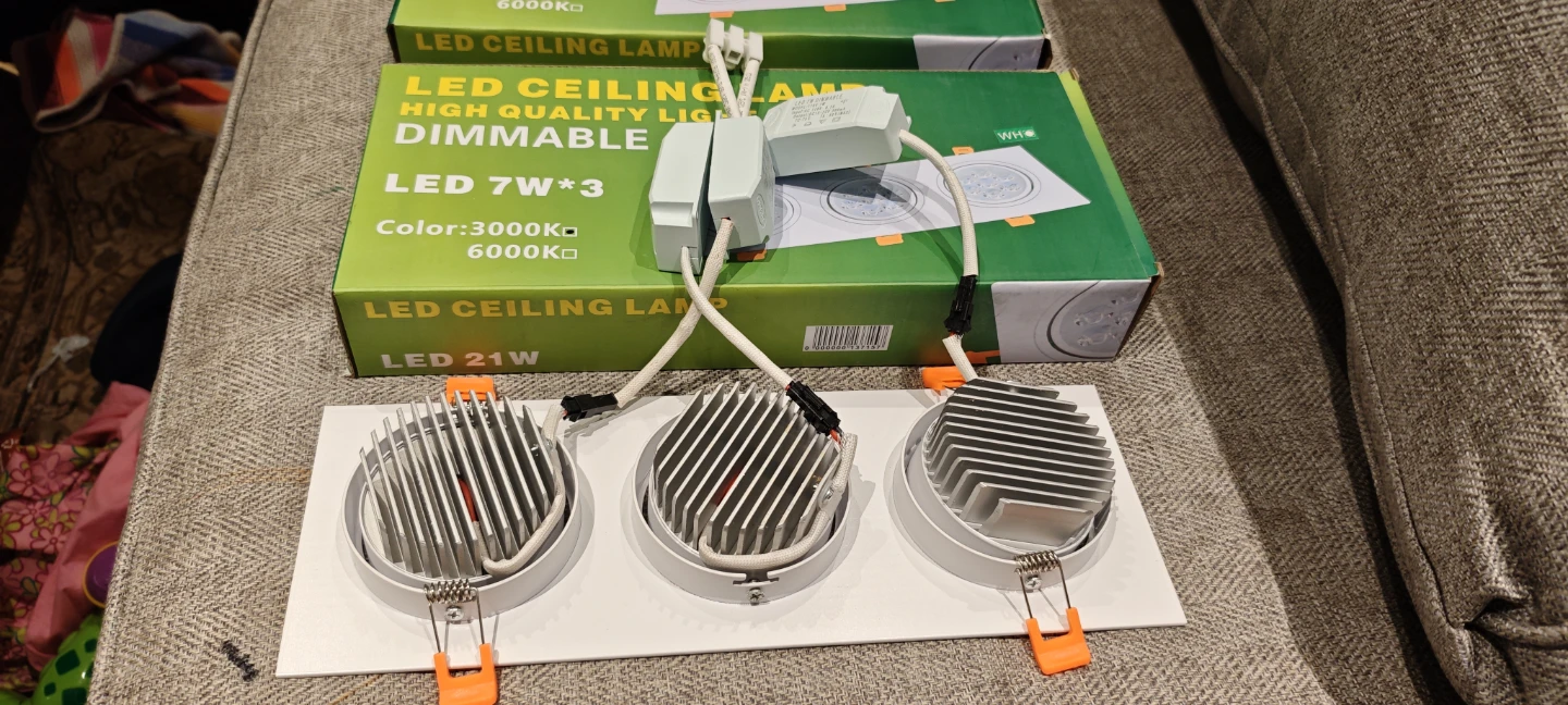 White LED Ceiling Lamp - Dimmable, 21W $30/1 box or $70/3 boxes - photo 4