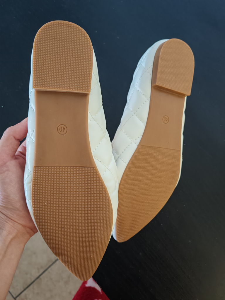 Quilted White Loafers - Size 40 - photo 5