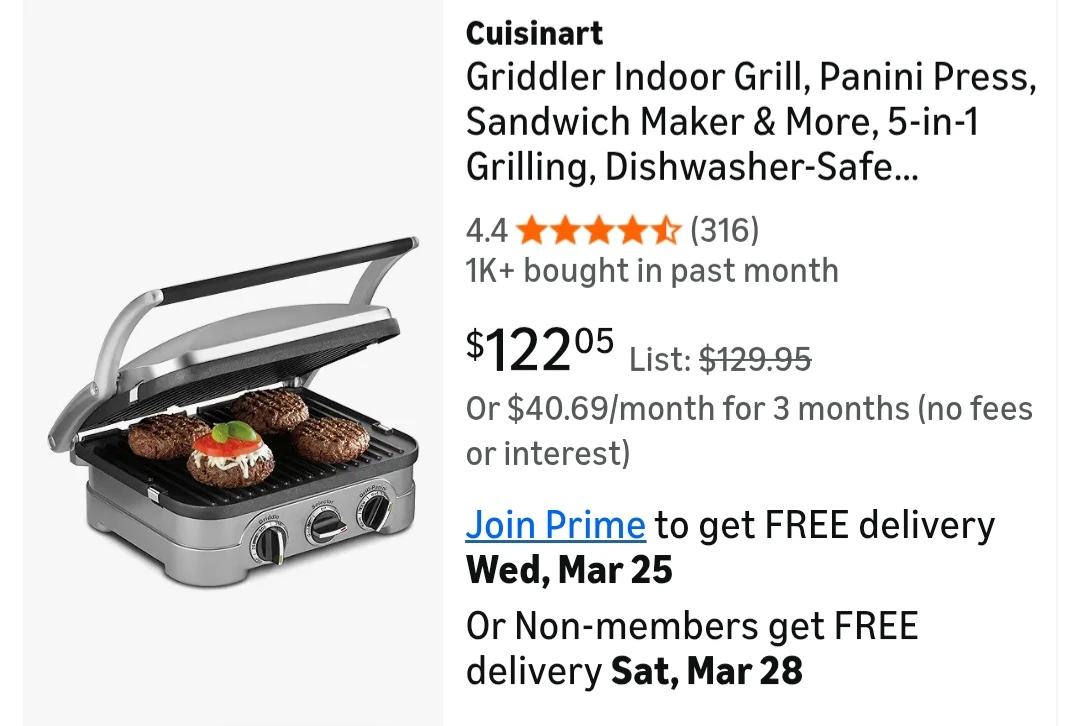Cuisinart 5-in-1 Griddler - photo 2